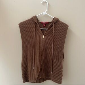 MaxMara Hooded Sweater Vest